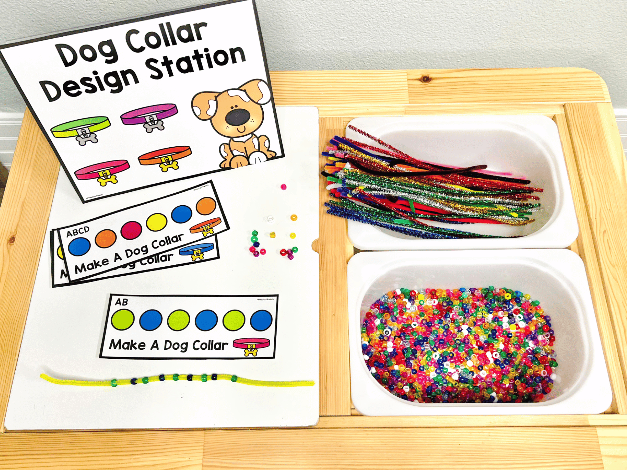 3 Pet-Themed Sensory Bins For Preschool