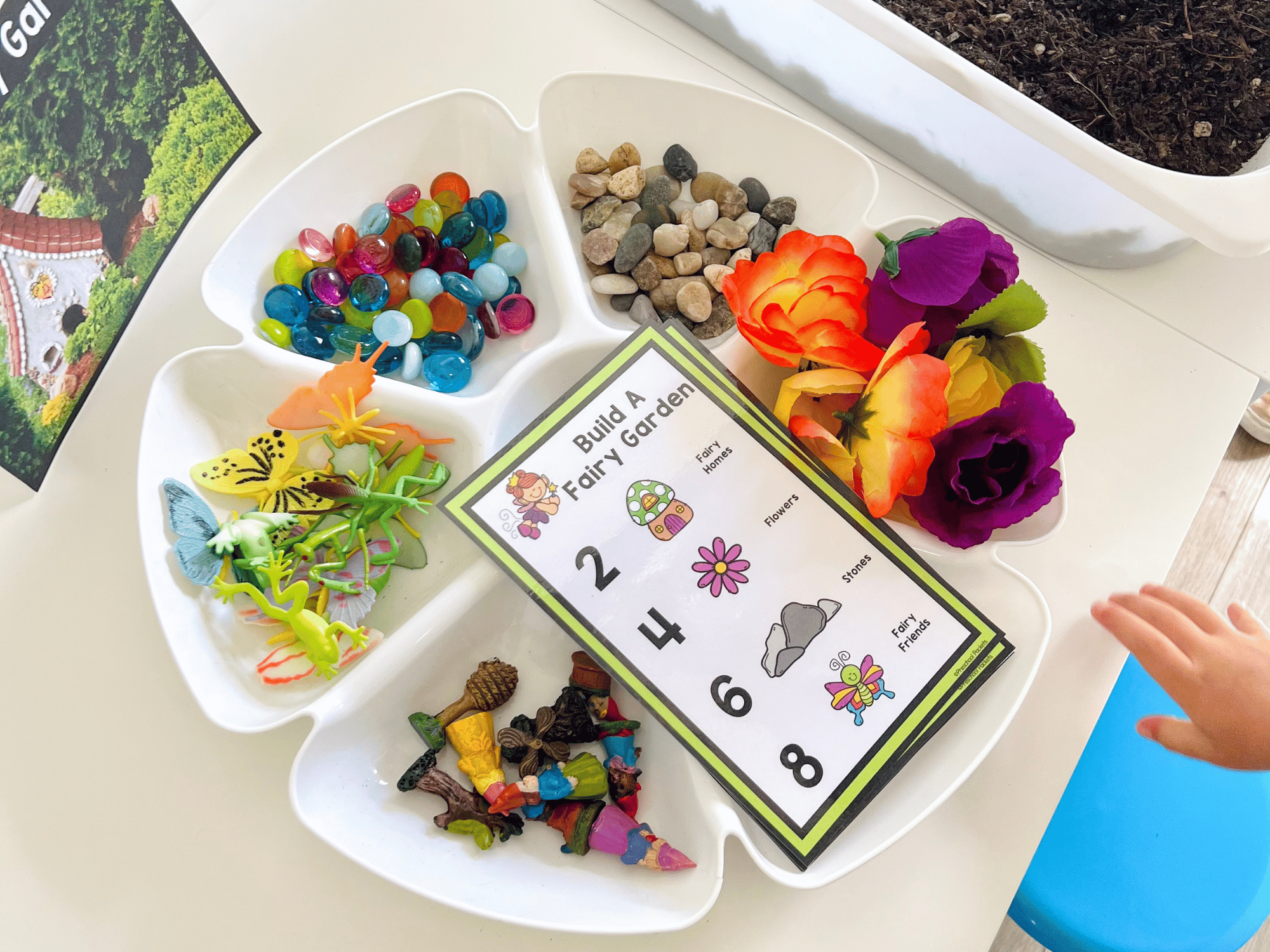 3 Garden-Themed Sensory Bins for Spring
