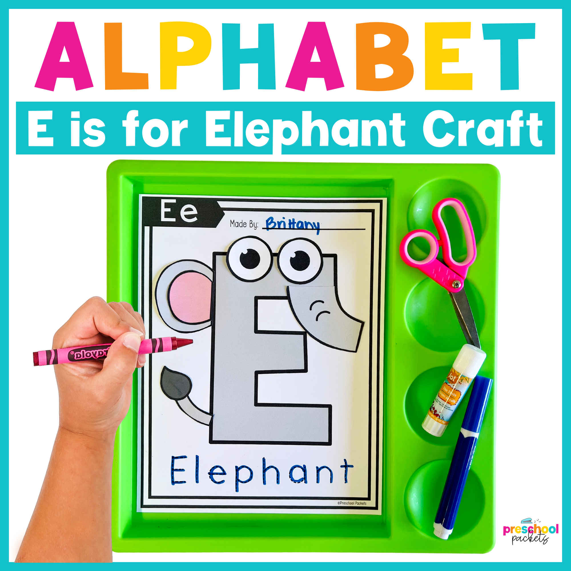 alphabet-crafts-e-is-for-elephant-letter-of-the-week-activity-preschool-packets for Free Printable Alphabet Crafts For Preschoolers Alphabet Crafts: E is for Elephant Letter of the Week Activity – Preschool Packets for Free Printable Alphabet Crafts For Preschoolers