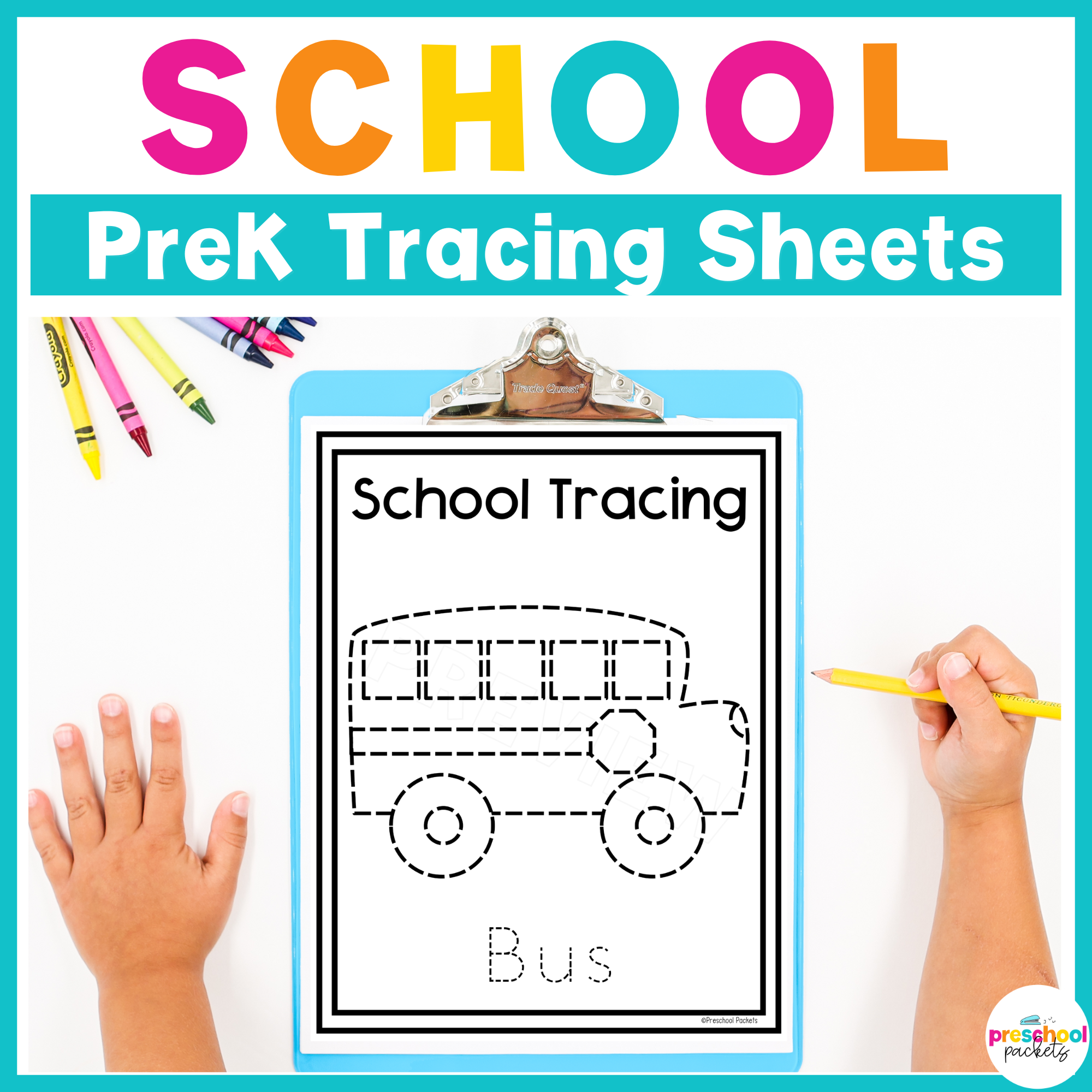 Preschool Trace Worksheets
