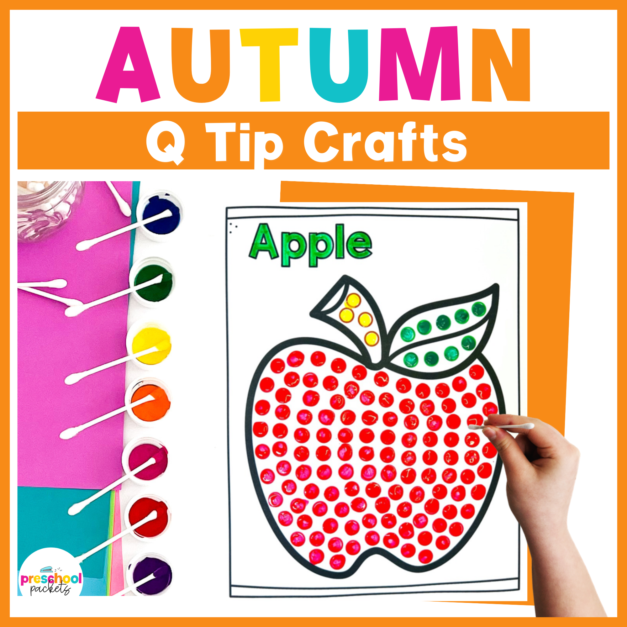 Apple Craft That Works on Fine Motor Skills