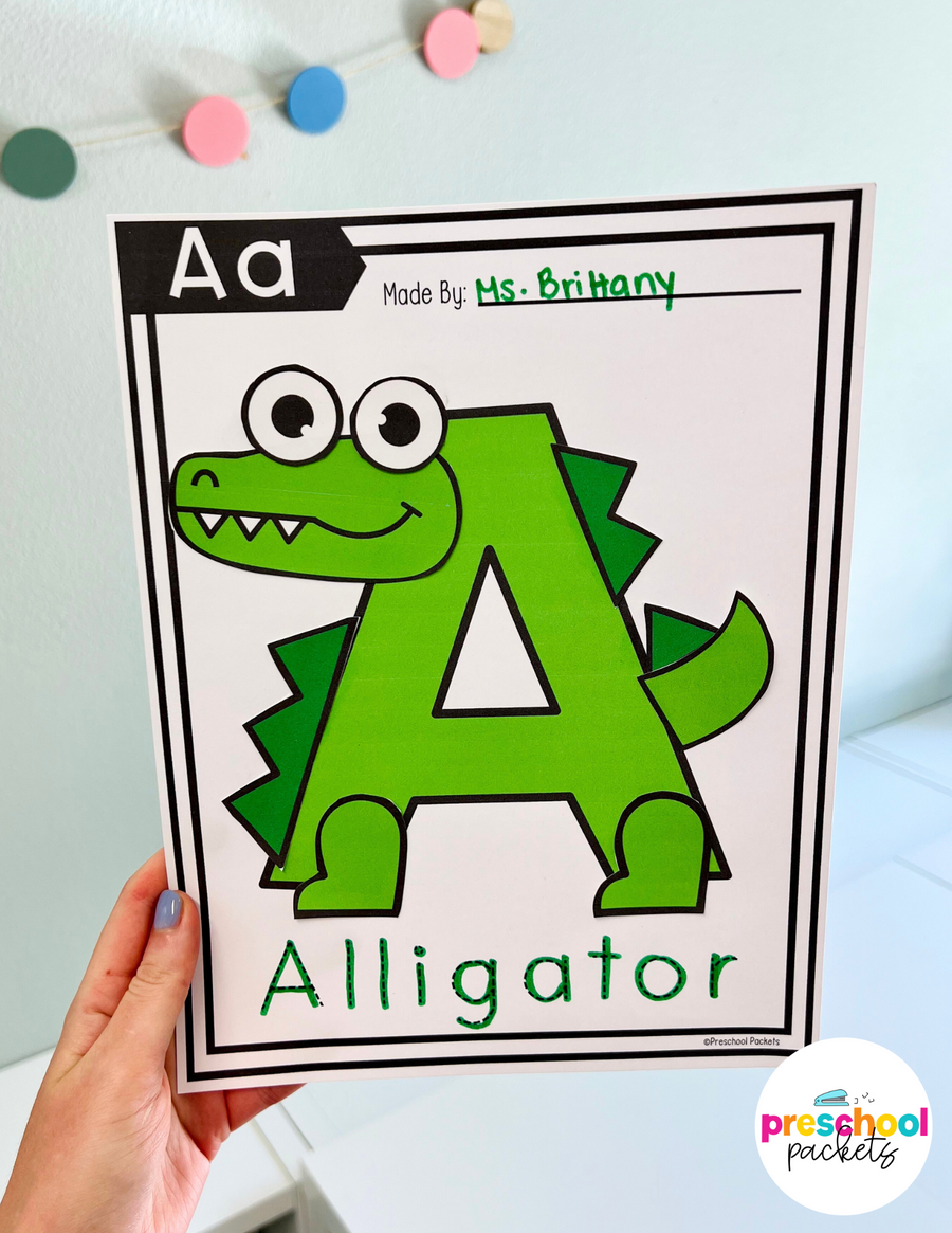 The Best Letter of the Week Crafts for Preschool – Preschool Packets