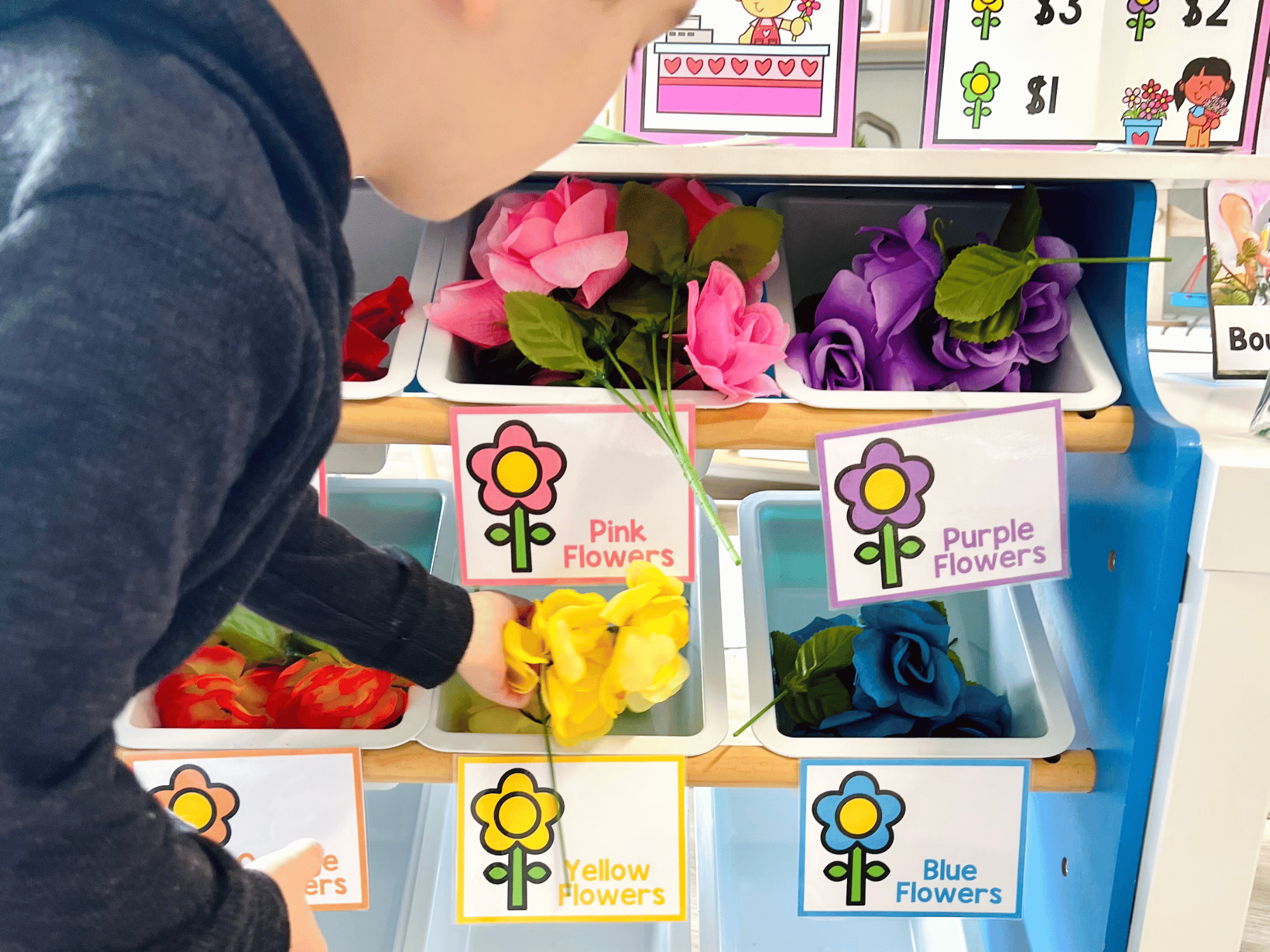 Valentines Flower Shop Dramatic Play Center For Your Preschool Classroom