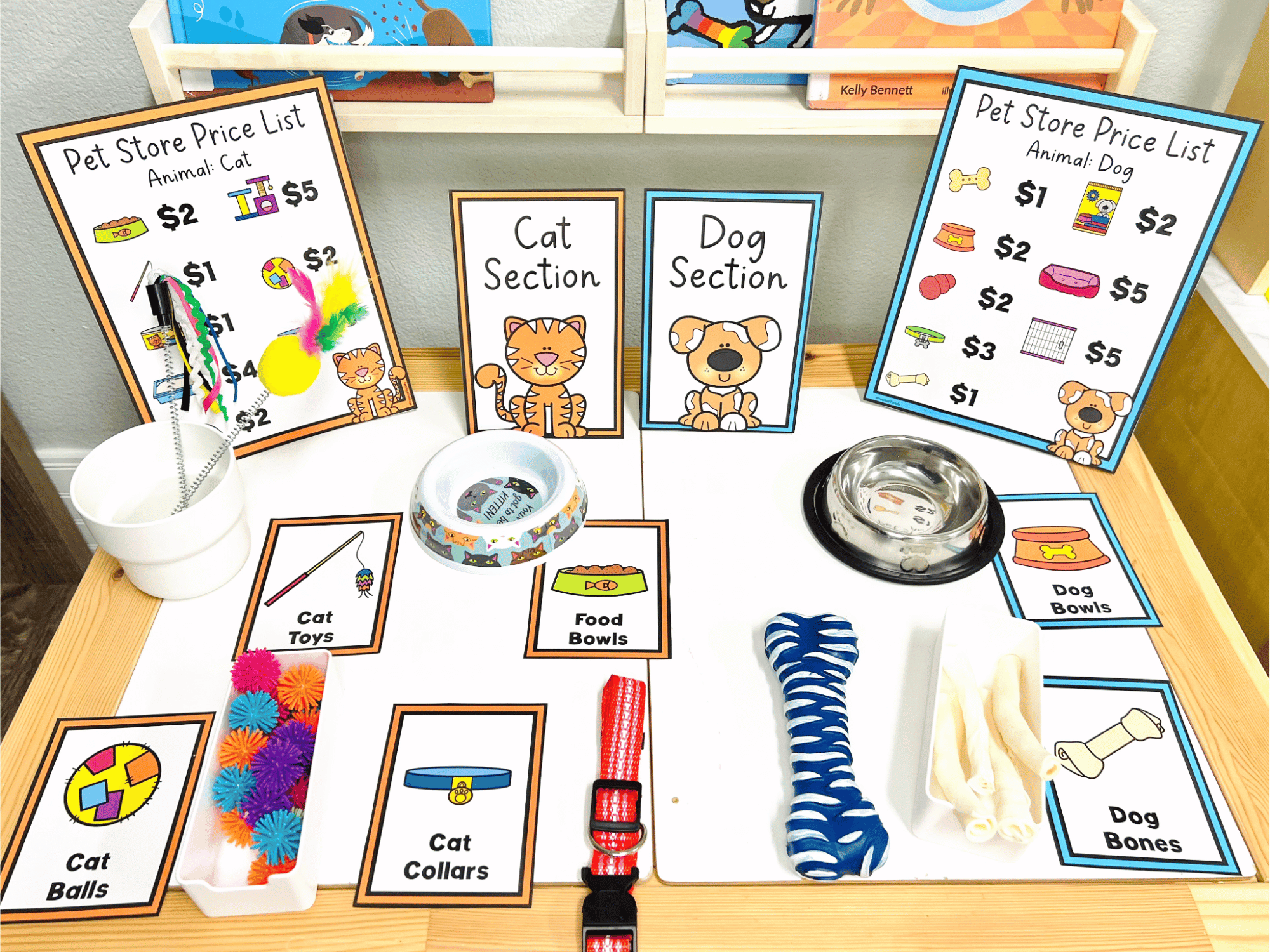 Setting Up a Pet Shop Dramatic Play