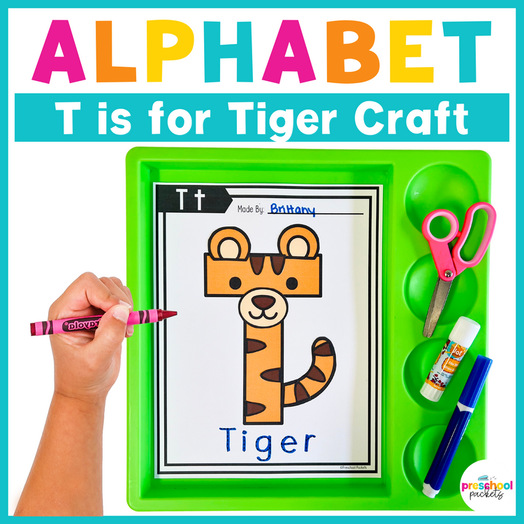 Alphabet Crafts: T is for Tiger Letter of the Week Activity