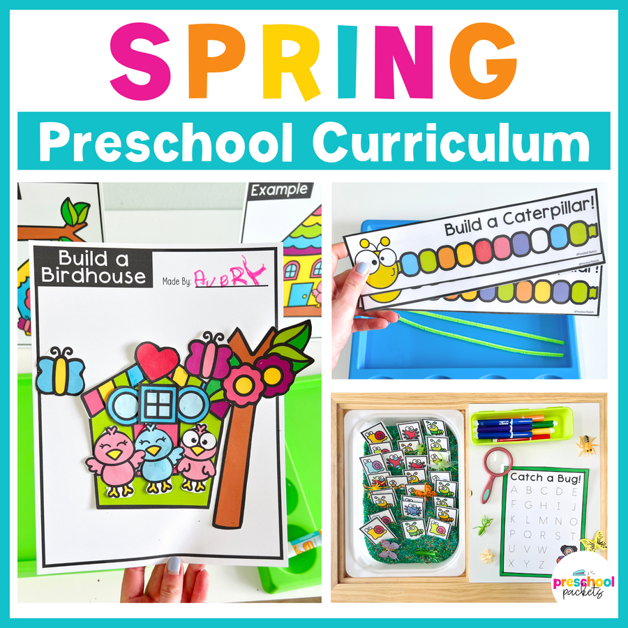 Spring Preschool Activities Weekly Curriculum – Preschool Packets