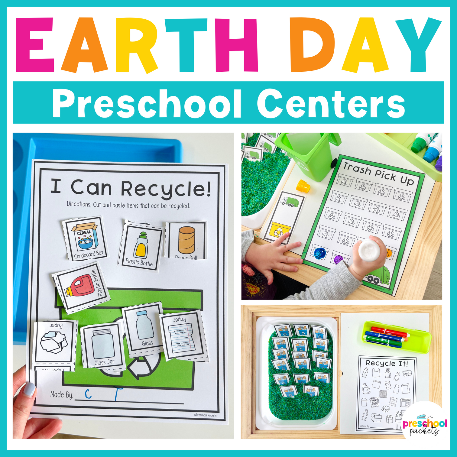 Earth Day Preschool Crafts and Activities – Preschool Packets