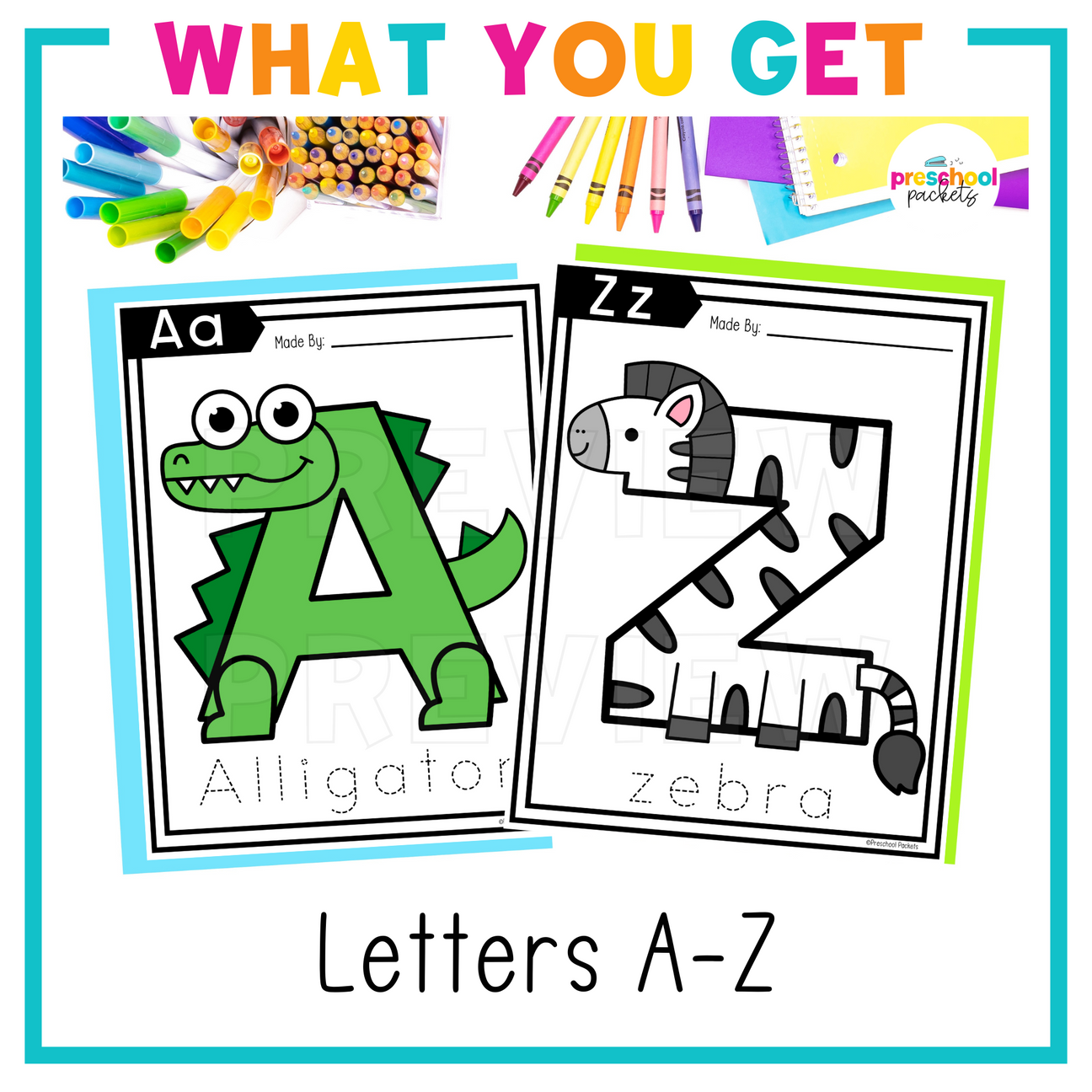 Preschool Learning Preschool Packets