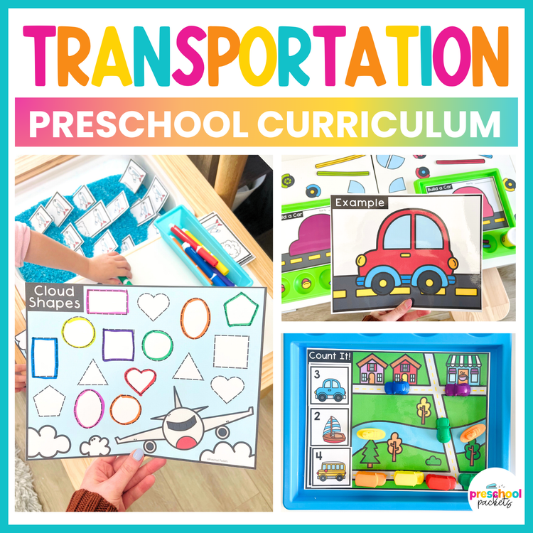 Transportation Preschool Activities Weekly Curriculum