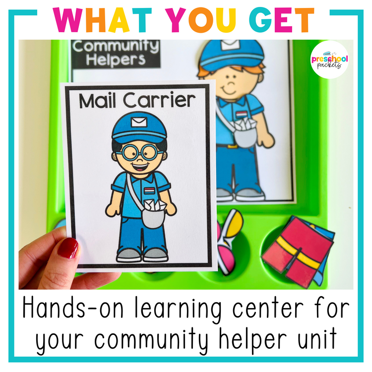 Community Helpers Dress Up Activity for Preschool
