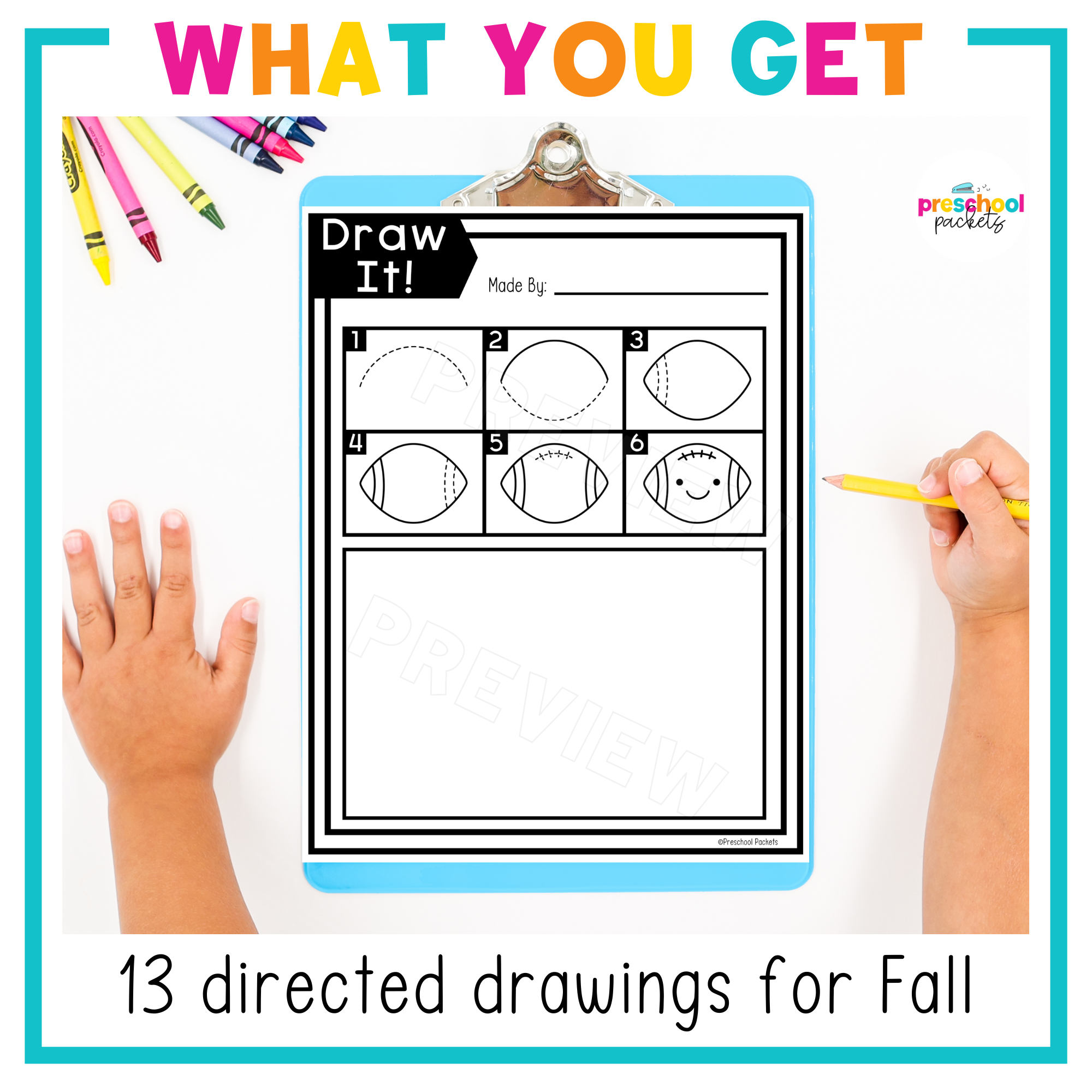 Fall Tree Directed Fall Directed Drawings For Preschool, PreK and Kindergarten – Preschool ...