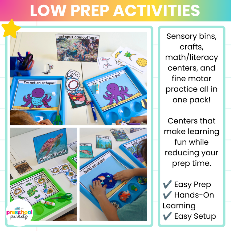Ocean Habitats Preschool Centers | Ocean Animals Activities Preschool & Kinder