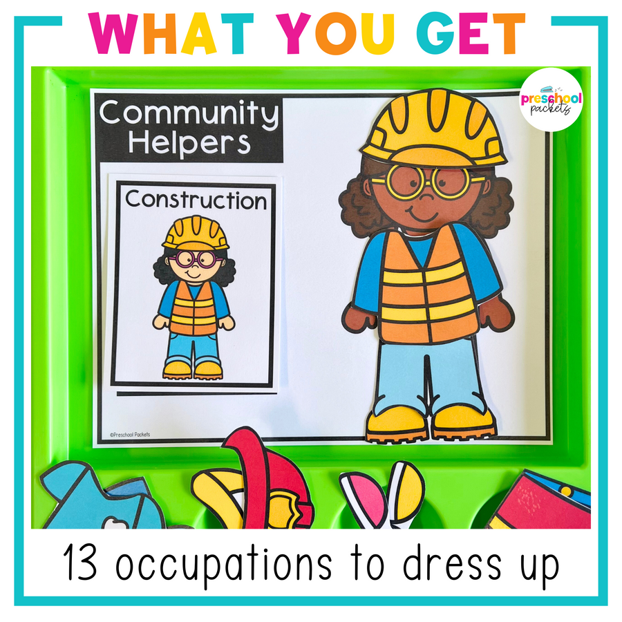 Community Helper Group Activity Community Helpers Dress Up Activity for Preschool – Preschool Packets
