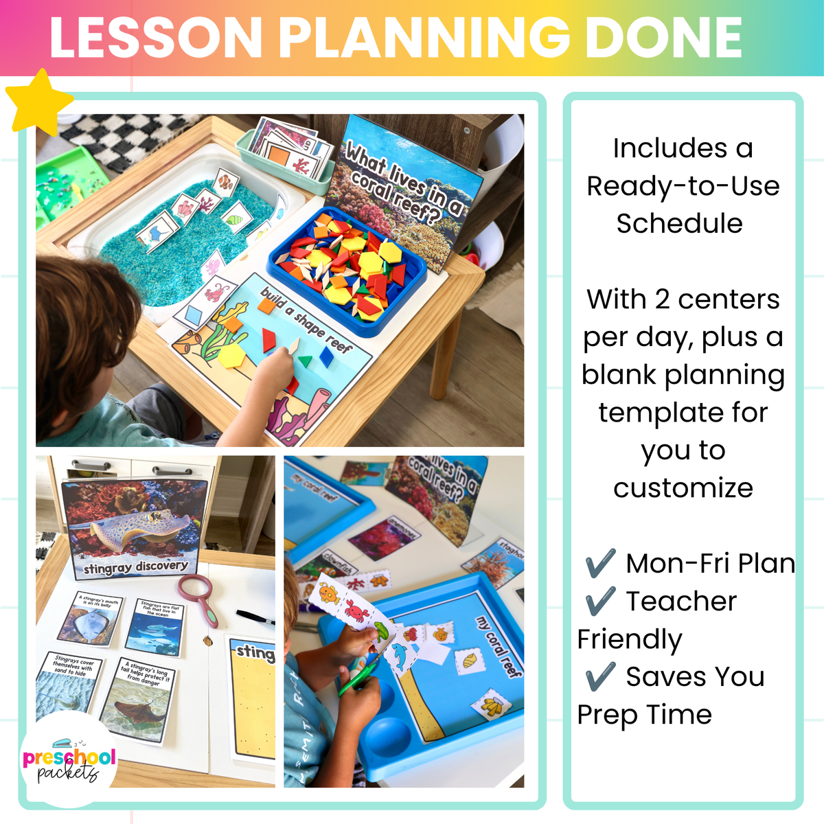Ocean Habitats Preschool Centers | Ocean Animals Activities Preschool & Kinder